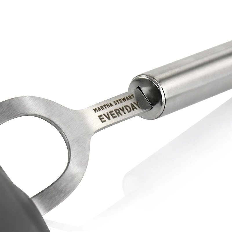 Martha Stewart Everyday Gray Nylon Slotted Pancake Turner