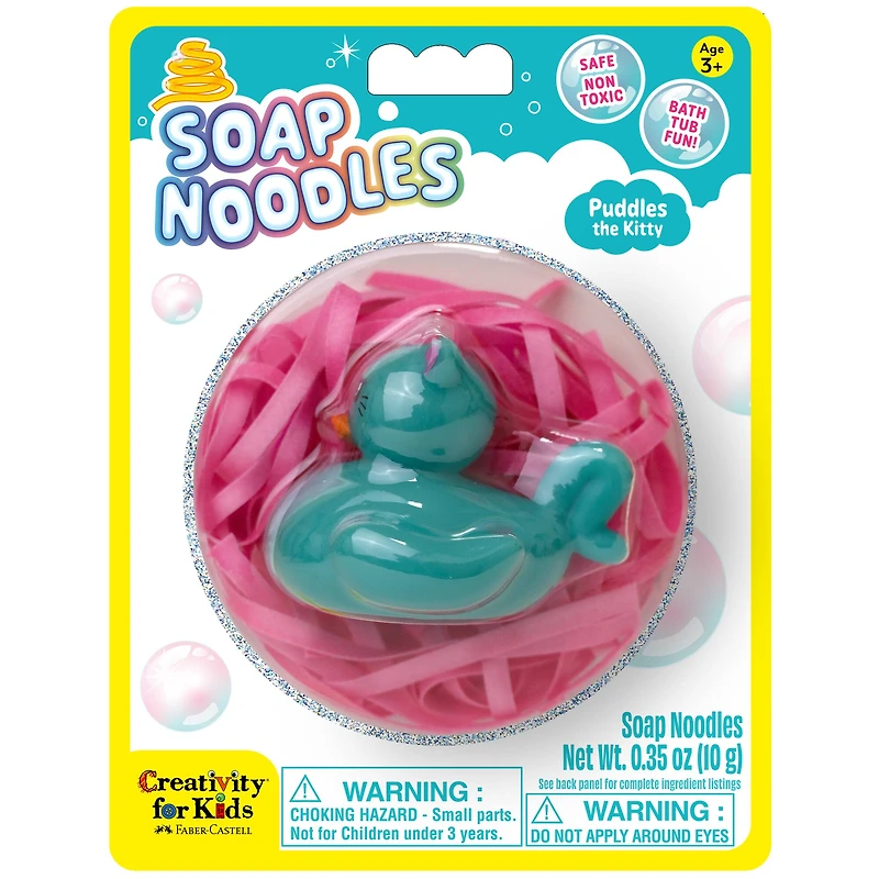 Faber-Castell Soap Noodles Puddles the Kitty Bathtub Kit