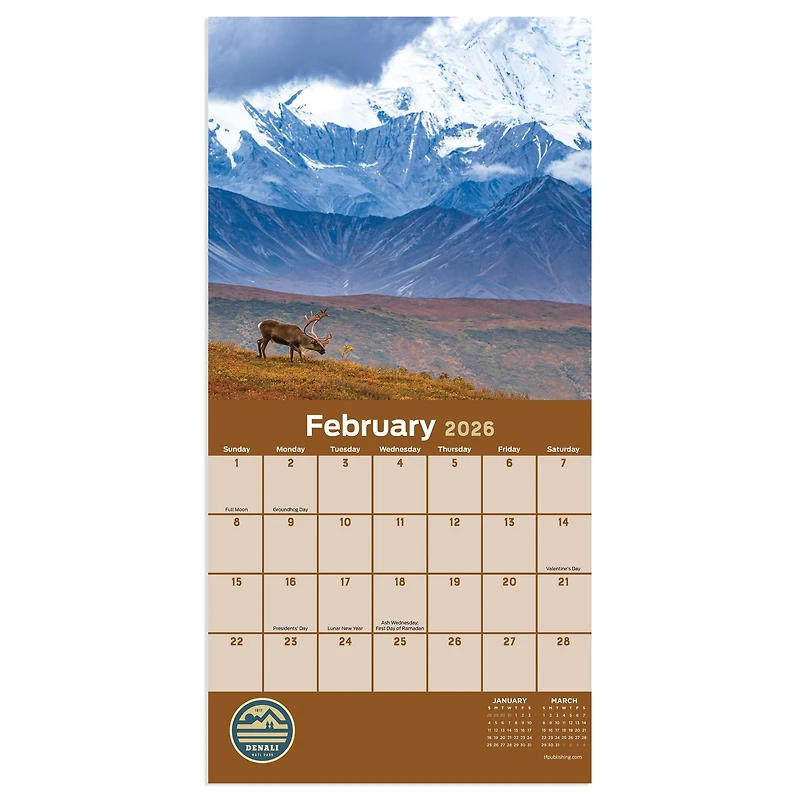2026 National Parks Mini Calendar