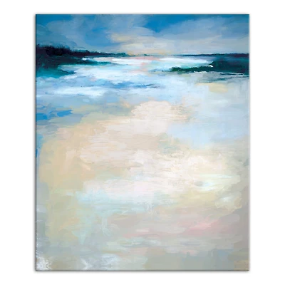 Colorful Water Abstract  20" x 24" Canvas Wall Art