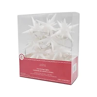 10ct. Warm White LED White Star Icon String Lights by Ashland®