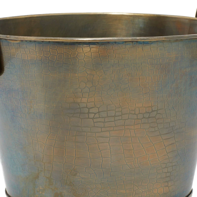 16" Bronze Contemporary Wine Bucket