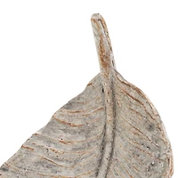 Champagne Leaf Textured Decorative Bowl Set