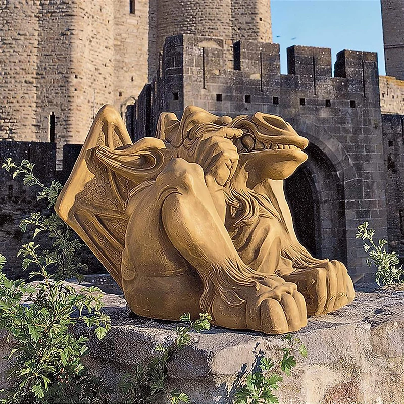 Design Toscano 8.5" Feast on Fools Gargoyle Statue