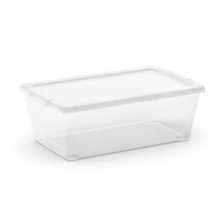 6.1qt. Clear Storage Cases with Snap-On Lids, 5ct. by Simply Tidy®