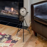 23" Verne Tripod Timepiece Tabletop Clock