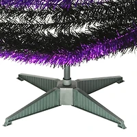 7.5ft. Unlit Purple & Black Pop-Up Artificial Halloween Tree