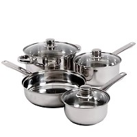 Gibson Home® Landon 7-Piece Stainless Steel Cookware Set