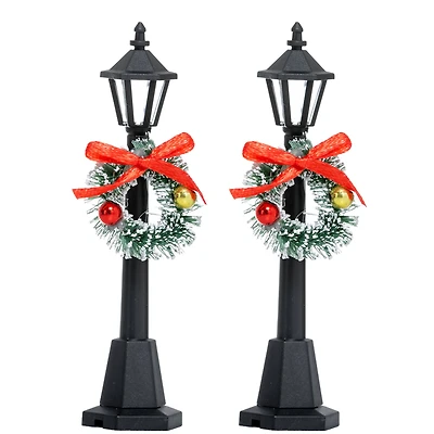 Mini Black Lamp Posts, 2ct. by Ashland®