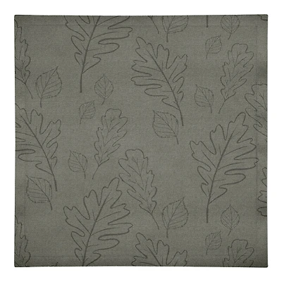 Large Leaf Pattern Cotton Twill Napkin