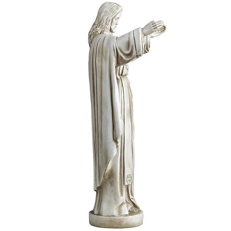 Design Toscano 22" The Sacred Heart of Jesus Spiritual Garden Statue