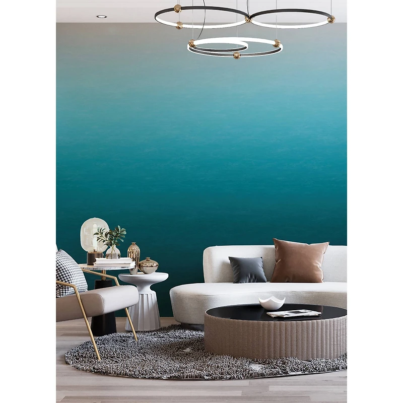 Katie Hunt Teal Blue Ombre Caribbean Sea Wall Mural