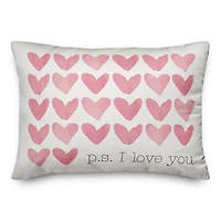 P.S. I Love You Throw Pillow