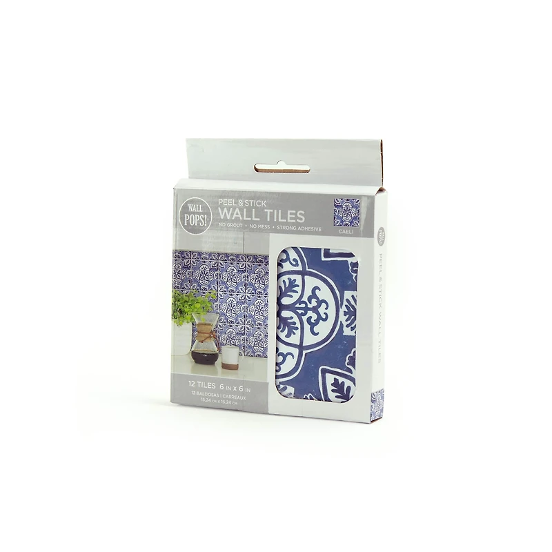 WallPops Caeli Peel & Stick Wall Tiles