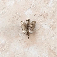Hello Honey® 6" Antique Gold Cast Metal Butterfly Door Knocker
