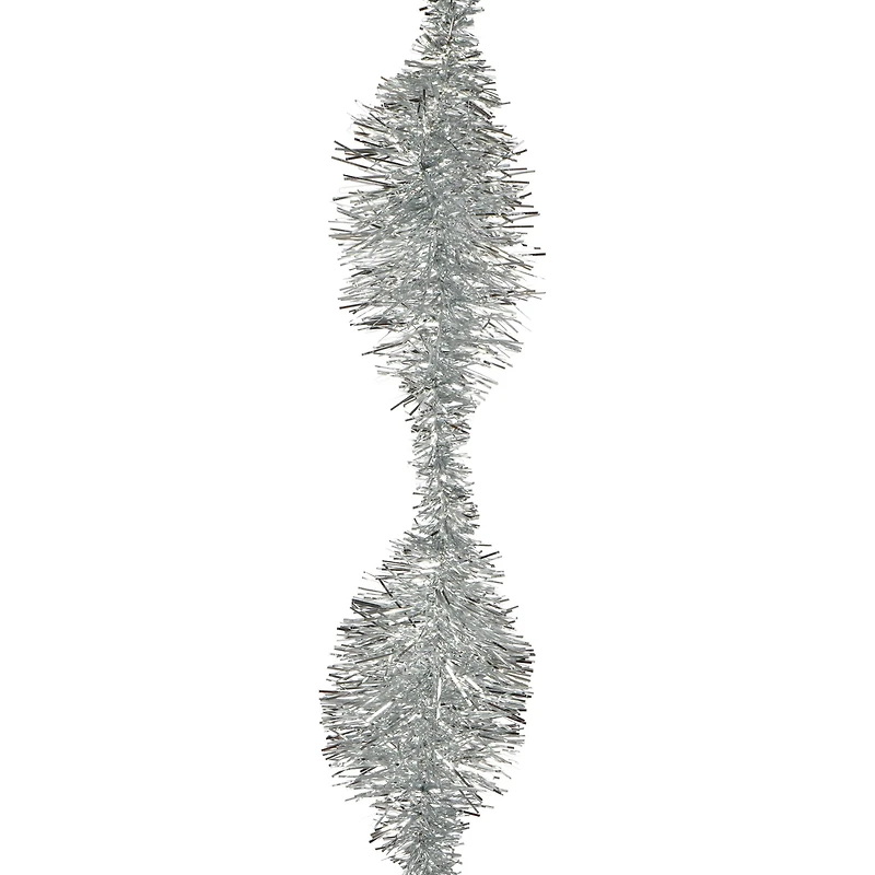 6ft. Silver Wavy Tinsel Garland by Ashland®