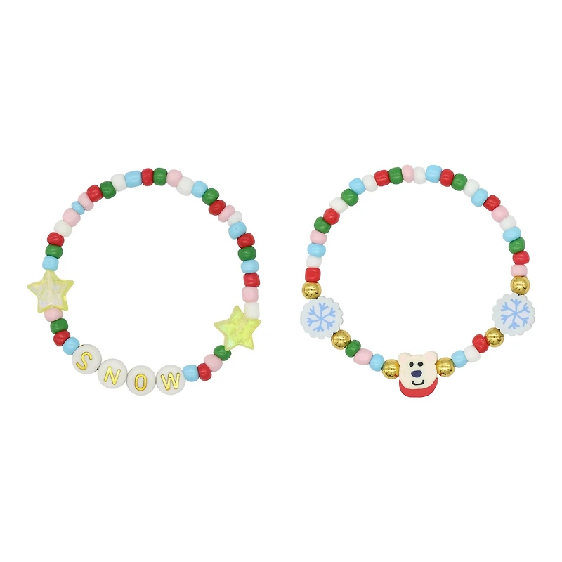 Polar Bear Bead Bracelets by Creatology™