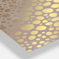 Designart 'Golden Marble Design Iii Oversized Mid-Century Modern Multipanel Wall Clock