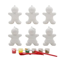 Gingerbread 3D Ceramic Ornament Kit by Creatology™