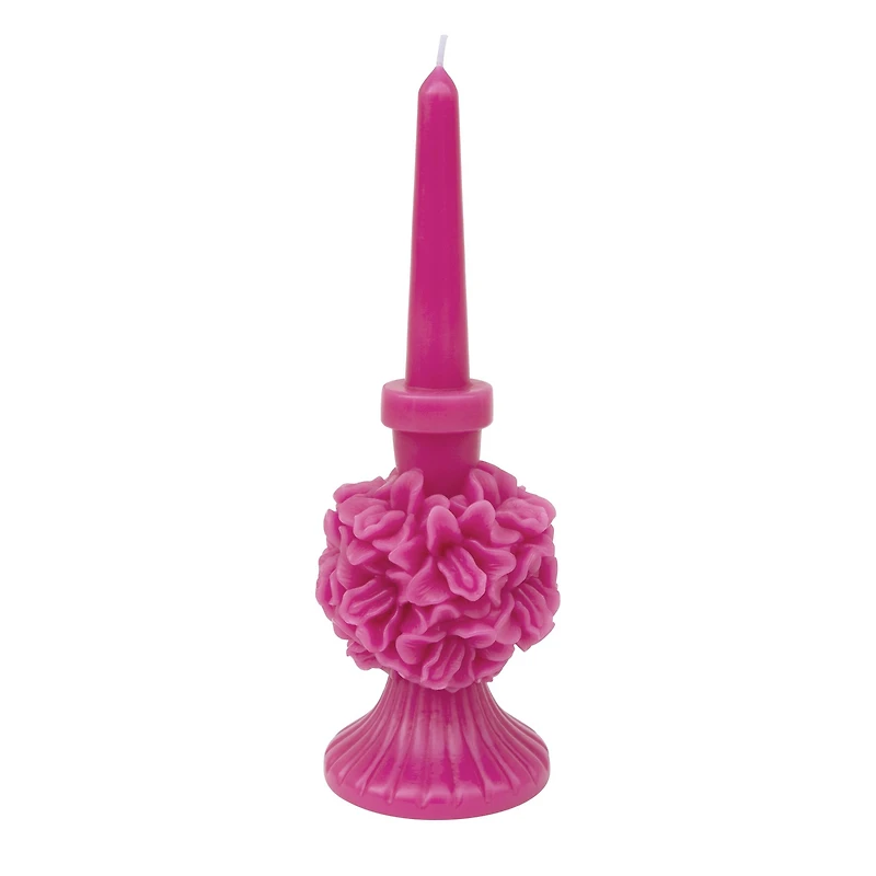 10" Flower Ball Taper Candle by Ashland