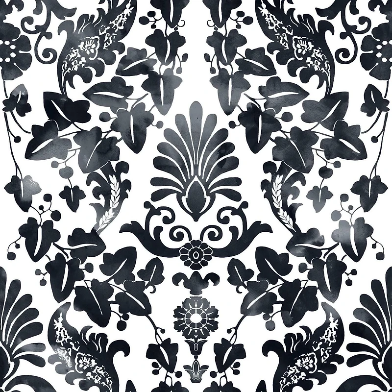 RoomMates Vine Damask Peel & Stick Wallpaper