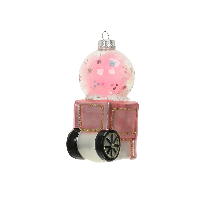 4" Cotton Candy Machine Glass Ornament by Ashland®