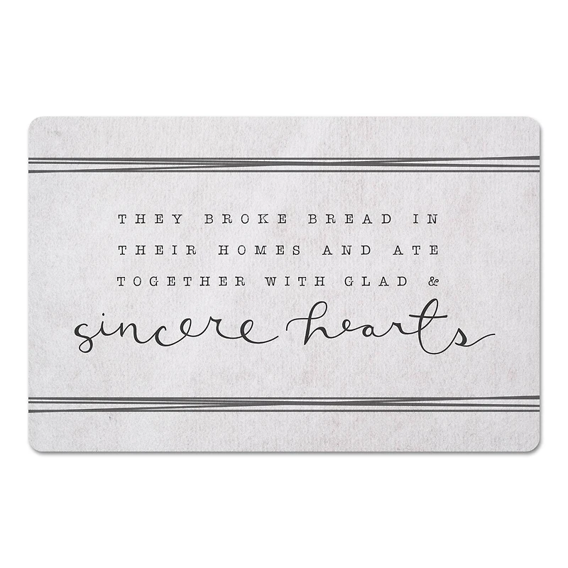 Sincere Hearts 27" x 18" Floor Mat