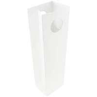 JAM Paper White Heavy Duty Bottle Wine Bag, 3ct.