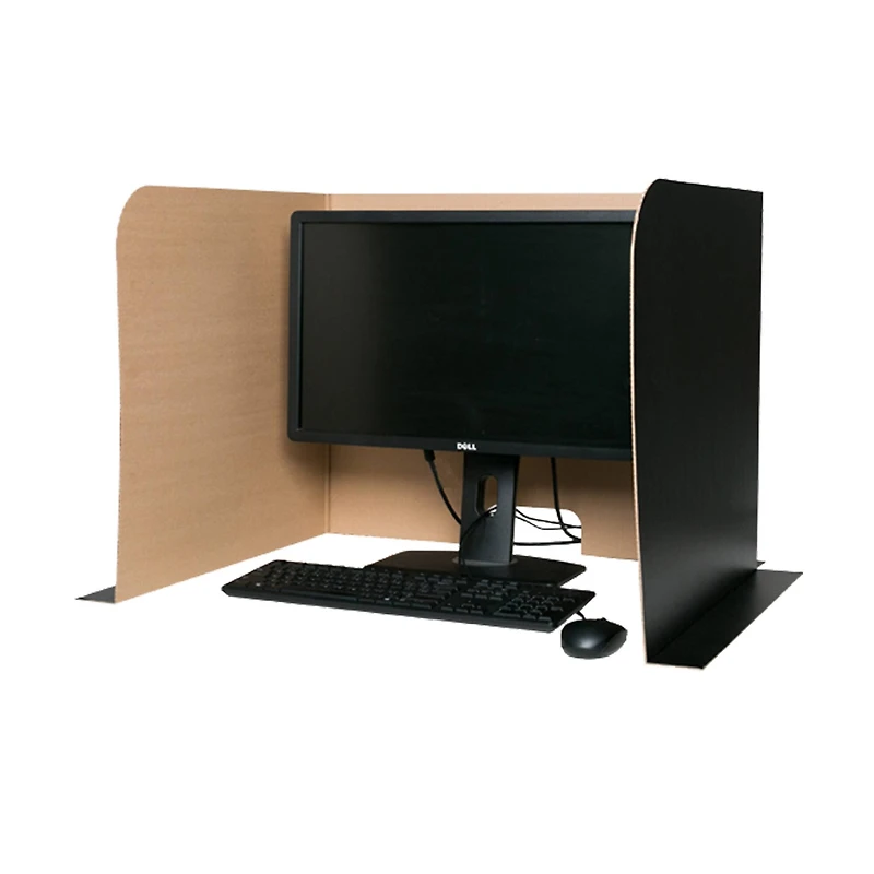 Flipside Small Computer Lab Privacy Screen, 3ct.