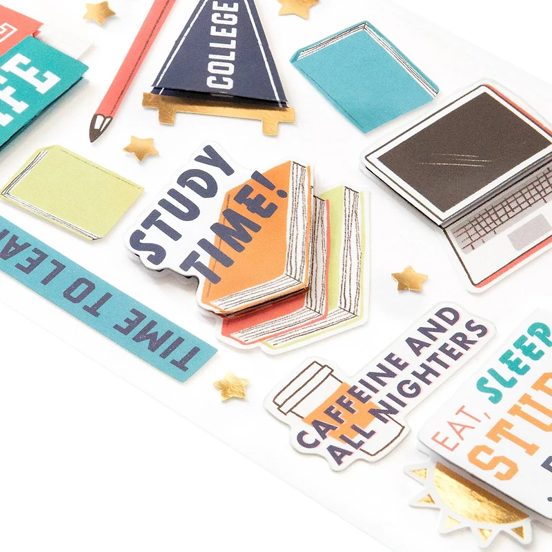 College Dimensional Stickers by Recollections™
