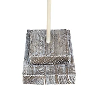 Set of 3 Grey Pine Coastal Sculpture, 14" x 14" x 11"