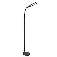 OttLite Black Natural Daylight LED Flexible Floor Lamp