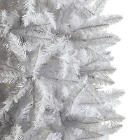 8ft. Unlit Slim White Artificial Christmas Tree