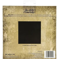 Idea-Ology Blackout Kraft Stock Cardstock Pad,  8" x 8"