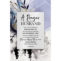 9" Prayer For My Husband Plaque