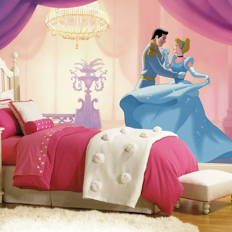 RoomMates Cinderella XL Chair Rail Prepasted Mural
