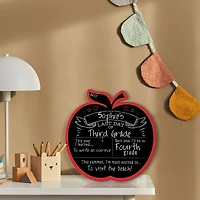 RoomMates Last or First Day of School Double-Sided Apple Chalkboard
