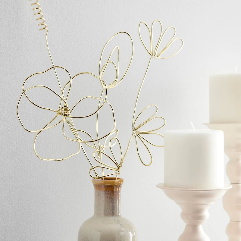 Gold Aluminum Decorative Wire by Ashland®