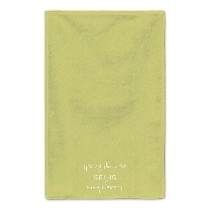 Tea Pot Spring Showers Tea Towel - Set of 2