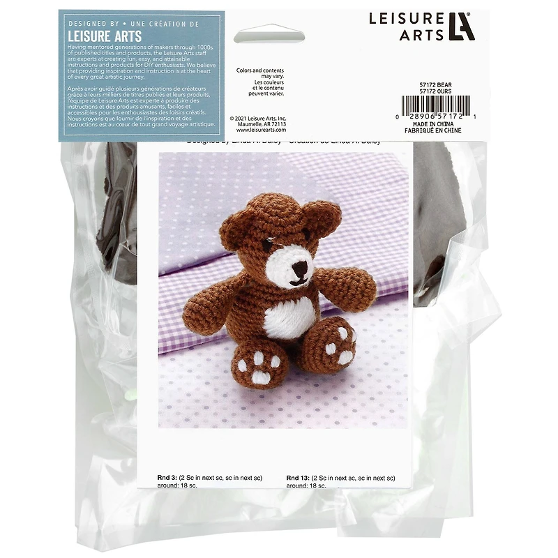 Leisure Arts® Make A Little Friend Bear Kit