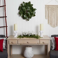 22” Magnolia Leaf Wreath