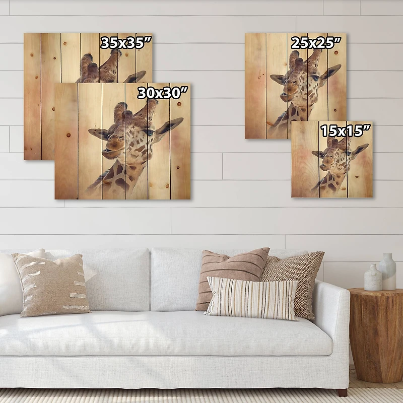 Designart - Portrait of A Giraffe I