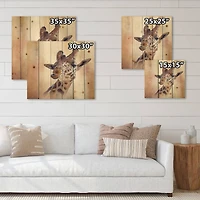 Designart - Portrait of A Giraffe I