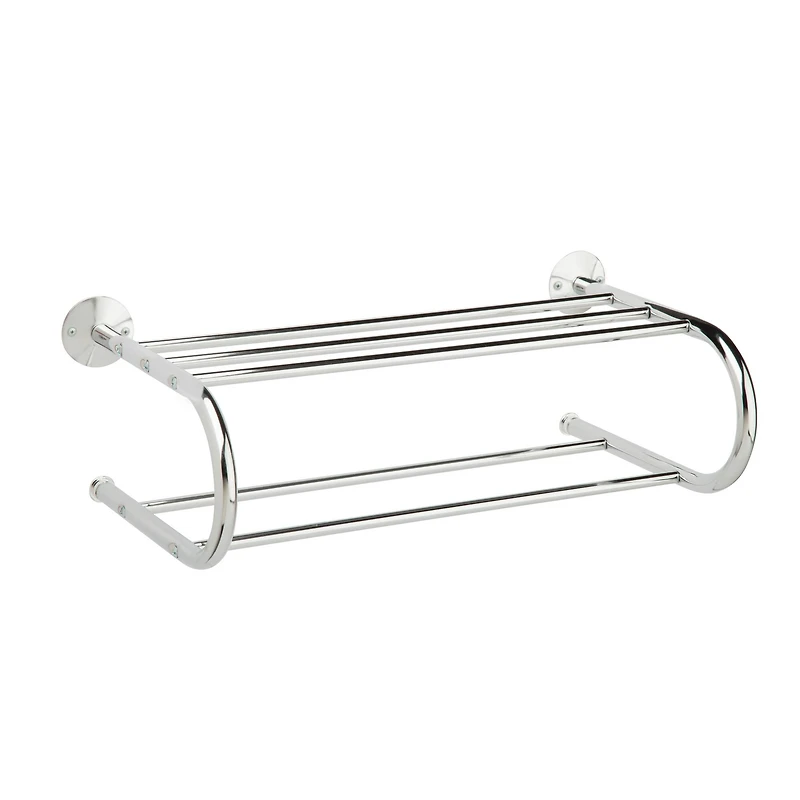 Honey Can Do Chrome Wall Mount Towel Rack