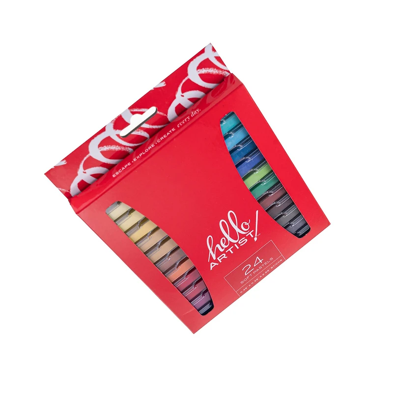 Hello, Artist!™ 24-Piece Soft Pastels Set