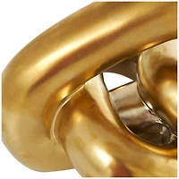 11" Ceramic 3-Link Chain Sculpture