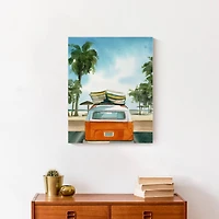 Beach Van 16" x 20" Canvas Wall Art
