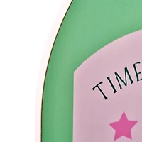 American Art Decor Tipsy Champagne Wall Plaque - 12" x 26" x 8.75"