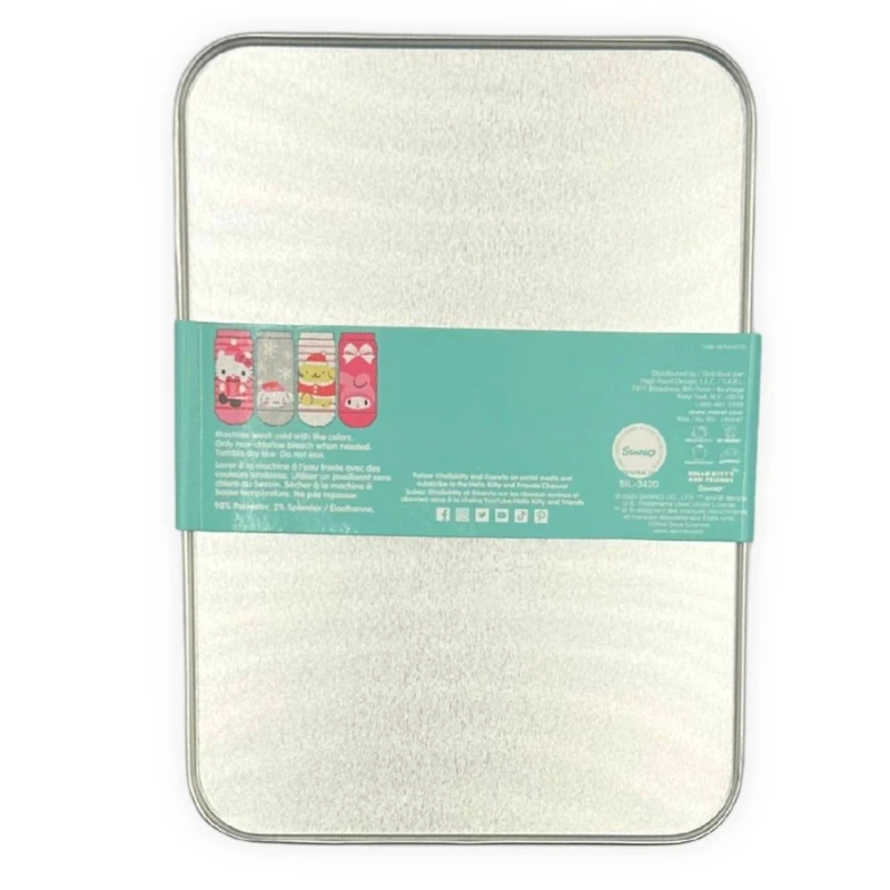 Hello Kitty® 4 Pack Cozy Socks in Christmas Gift Tin