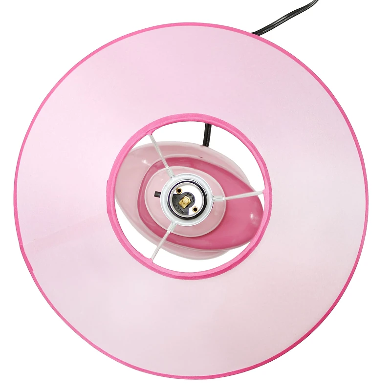 Creekwood Home Priva Pink 17.25" Stacking Stones Table Lamp